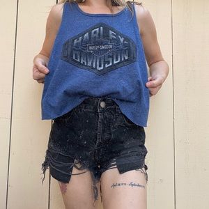 Harley Davidson Cropped Tank